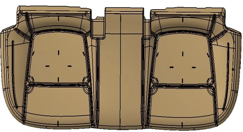 Rear Seat Cushion (SU2r) for Comfort and Support