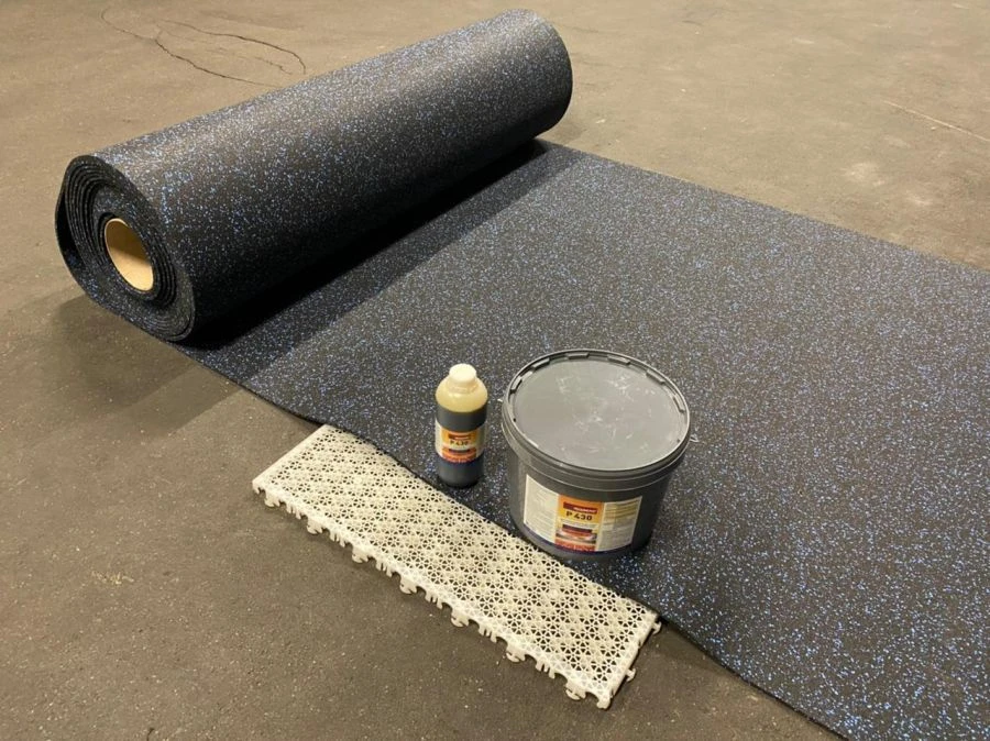 Artificial Sports Surface Kit with Regumond Rubber Coating and Adhesive