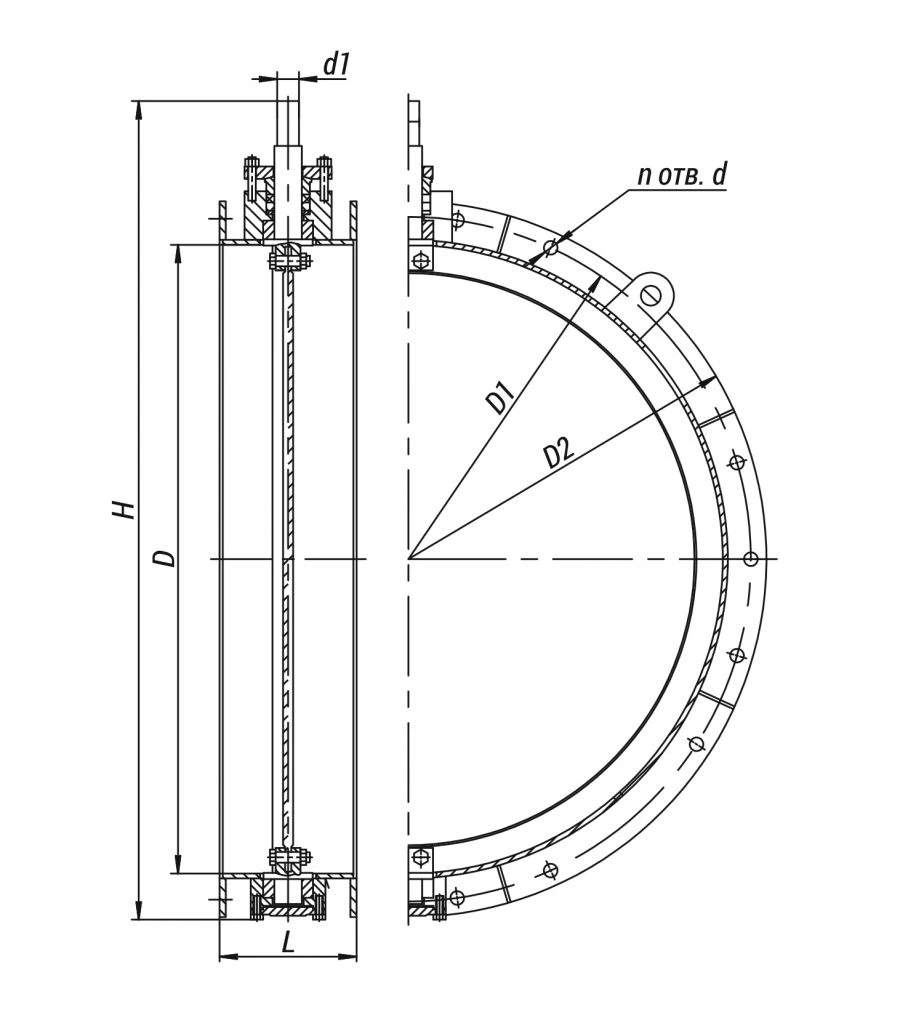 Rotary Disc Damper 12s-8-11 for Airflow Regulation