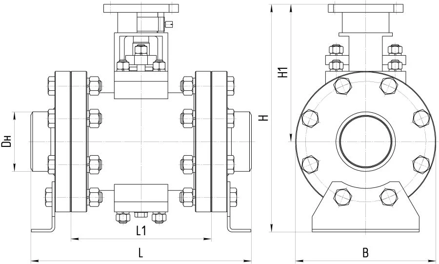 Steel Ball Valve for Pipeline Isolation AТЭК.491284.195