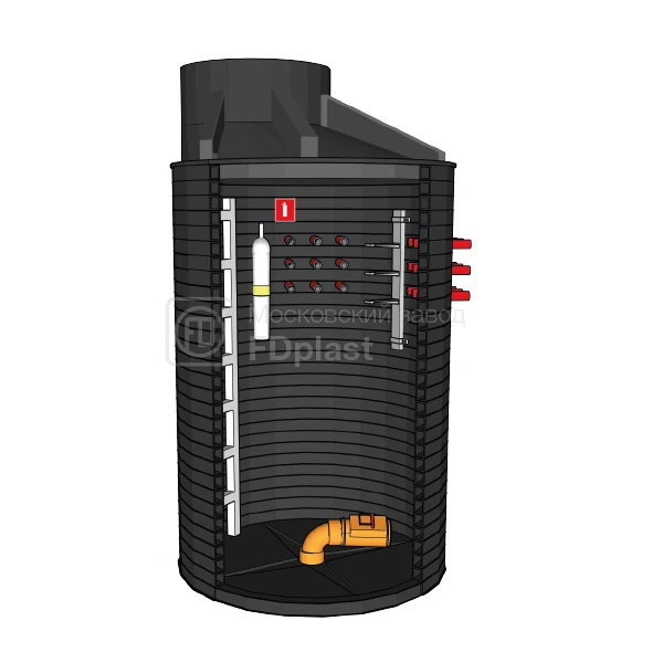 FDplast Polymer Manholes and Tanks, Diameter 250-3000mm