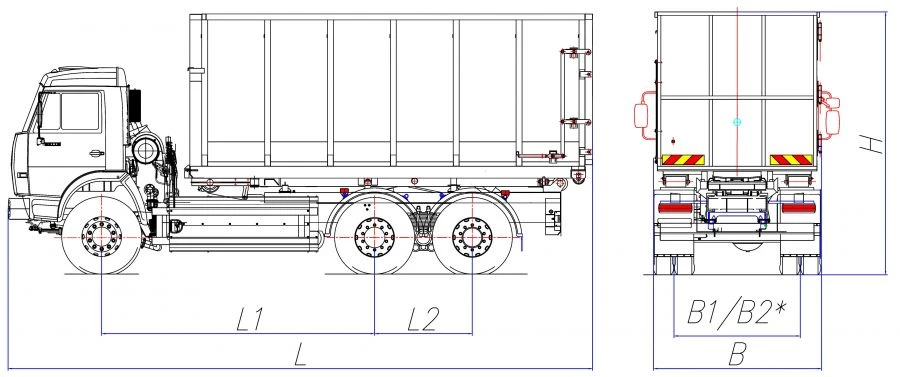 Multi-lift Self-loading Machine Model MK-4561-G8