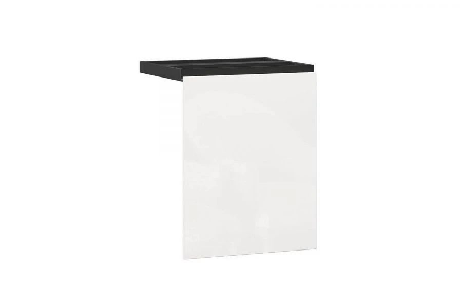 Kitchen Cabinet Facade 600mm (White Gloss/Black) - Sherwood LD.281640.000