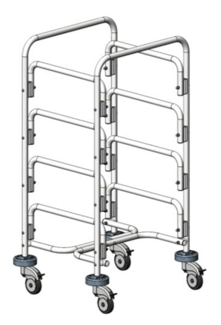 Endoscopic Container Trolley TKE-"KRONT"-2 for Medical Use