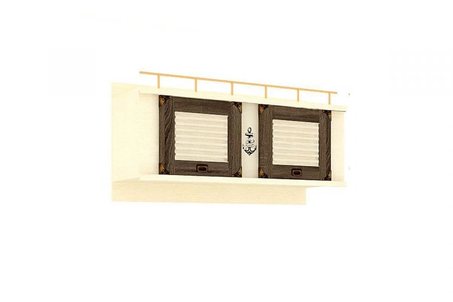 Wall-Mounted Cabinet Kalipso LD.509050.000 (Dark Sonomo H/Strihlak)