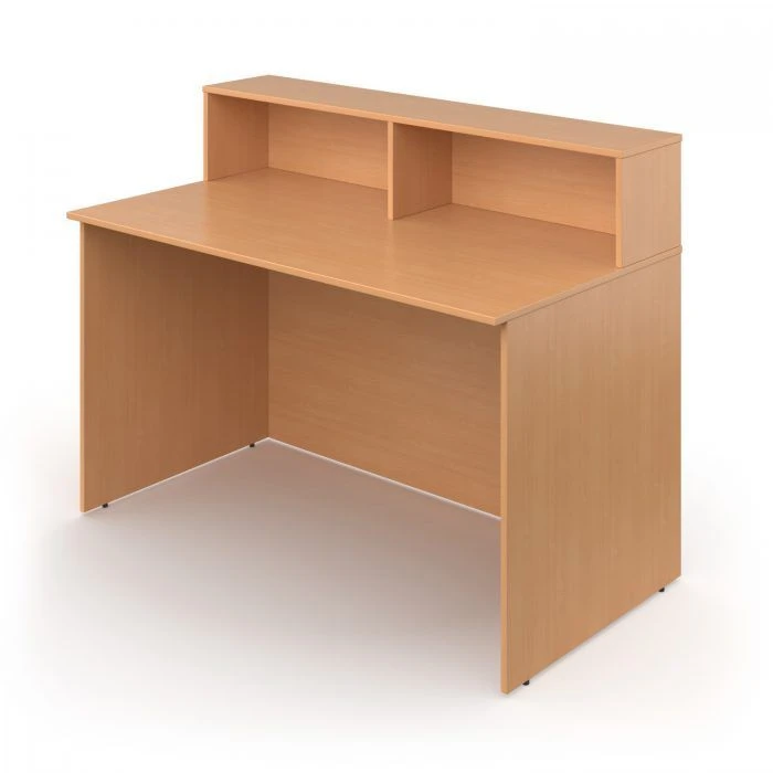 Library Desk with Adjustable Height Supports