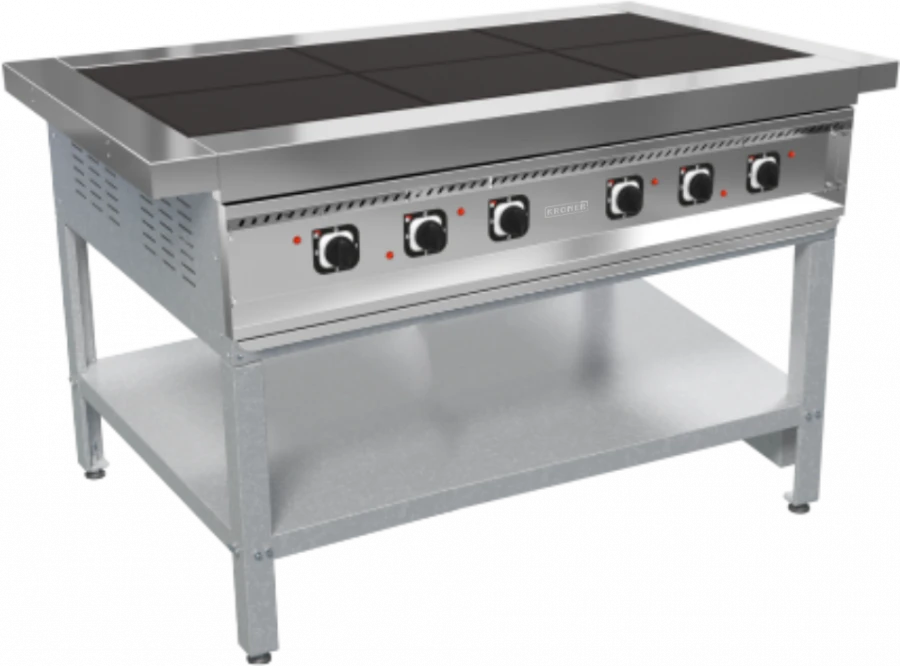 Electric Cooking Plate KEP-6P-01 with 6 Burners