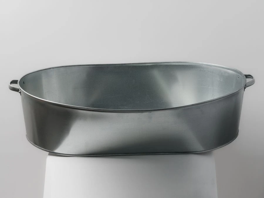 Oval Galvanized Steel Bath 75L