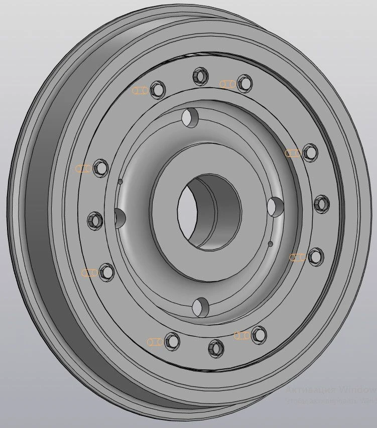 VGKP 74.15.20.100 SB Suspended Wheel