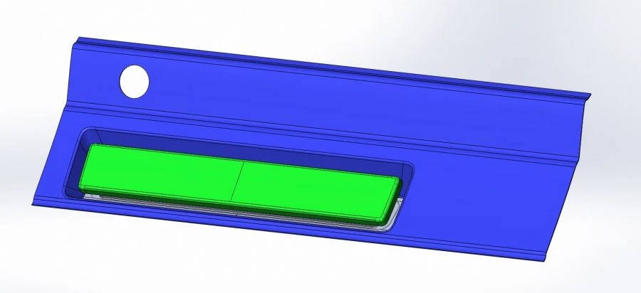 Ceiling Panel with Air Intake Right Assembly 5299-401-5702112-15