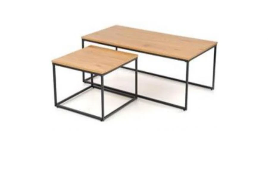 Coffee Table Set with Metal Frame