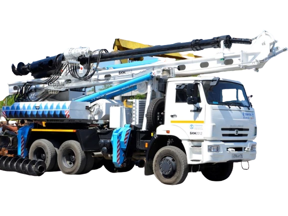 Drilling and Crane Machines for Borehole Construction in Various Soil Types BKM-2012