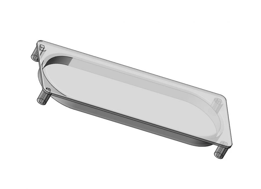 LED Light Fixture Group Lens AMT-PT-164x64