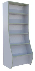 Wooden Open Shelf Cabinet ST.B.L.1
