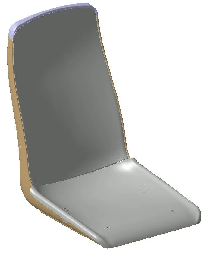 Passenger Seat Without Armrest L01R35.6820036