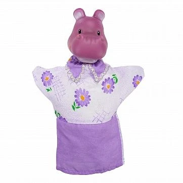 Elegant Hand Puppet Hippo from "Ogonok" Collection