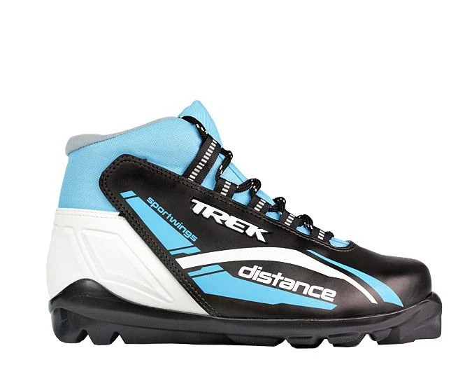 Trek Distance3 Black Ski Boots with Blue Logo N