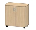 Modern Adjustable Storage Cabinet with Two Doors