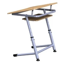 Adjustable Single Student Desk for Schools, Model PL-OU5-7