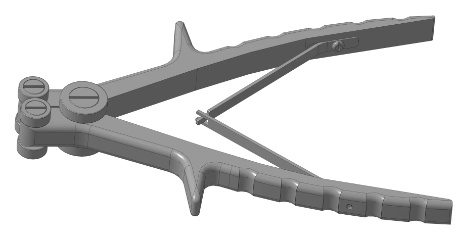 Surgical Spine Bender Tool for Longitudinal Rods, Article 846.111
