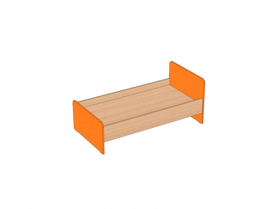 Children's Bed Made of Laminated Chipboard 1432*644*606 mm K-2