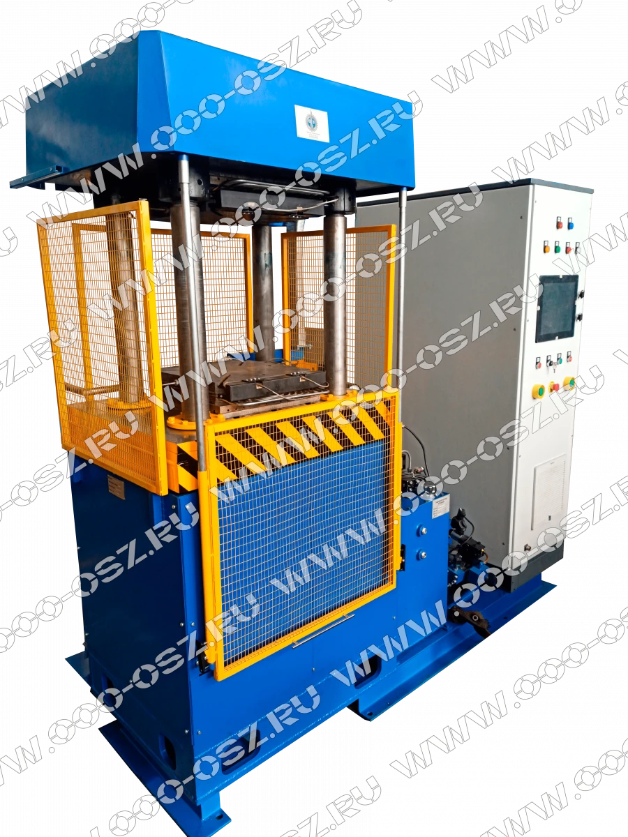 Hydraulic Press for Thermoforming Plastic Parts, Model ПК1263VFD, 63 tons