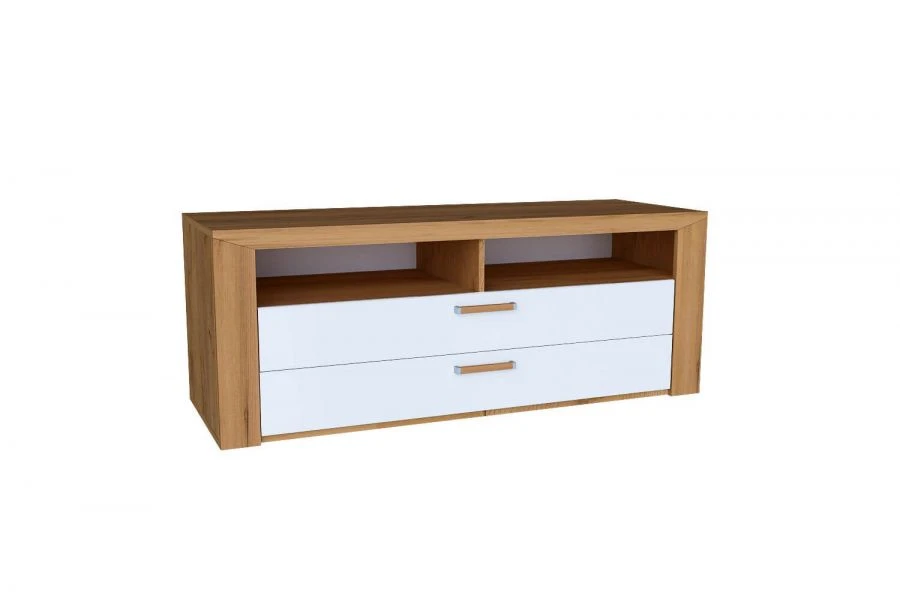 Lacosta TV Stand 1400 (Golden Oak/Grey Gloss) Model LD.673060.000