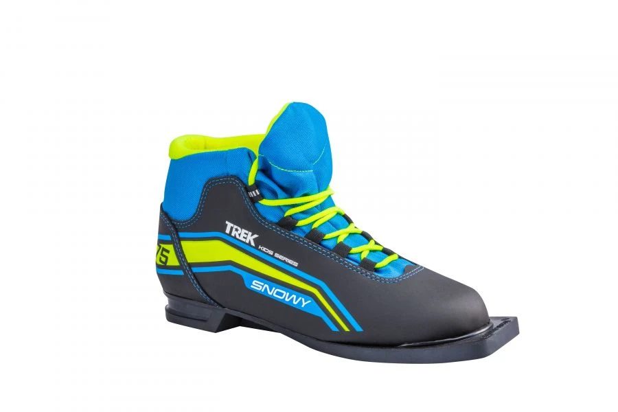 Children's Ski Boots TREK Snowy1 Black (Lime Neon Logo) NN75