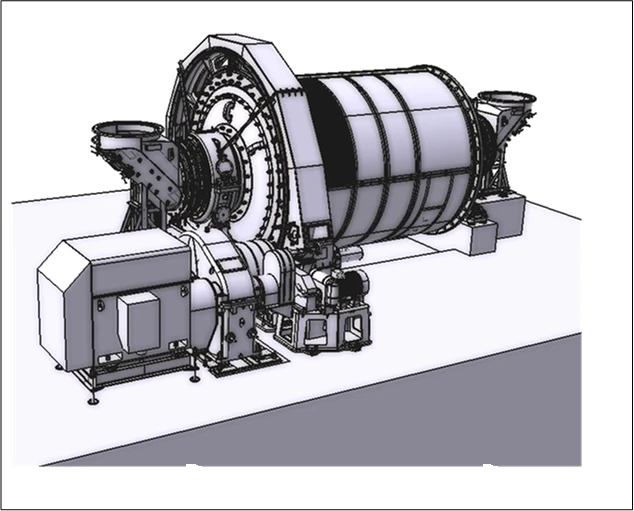 Ball Mill SHBM-R with Removable Drum for Continuous Grinding