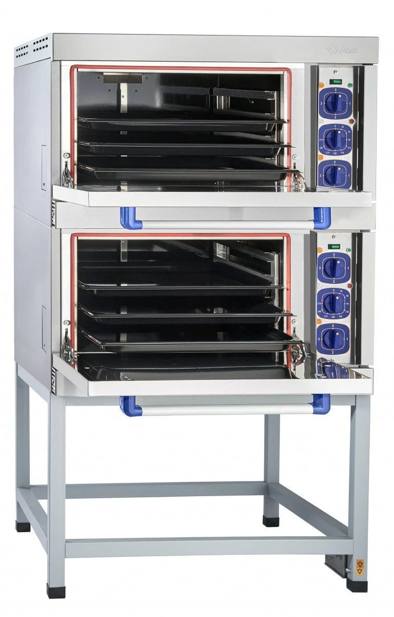 Double-section Baking Oven SHJE-2-E for Fish, Meat, and Vegetables