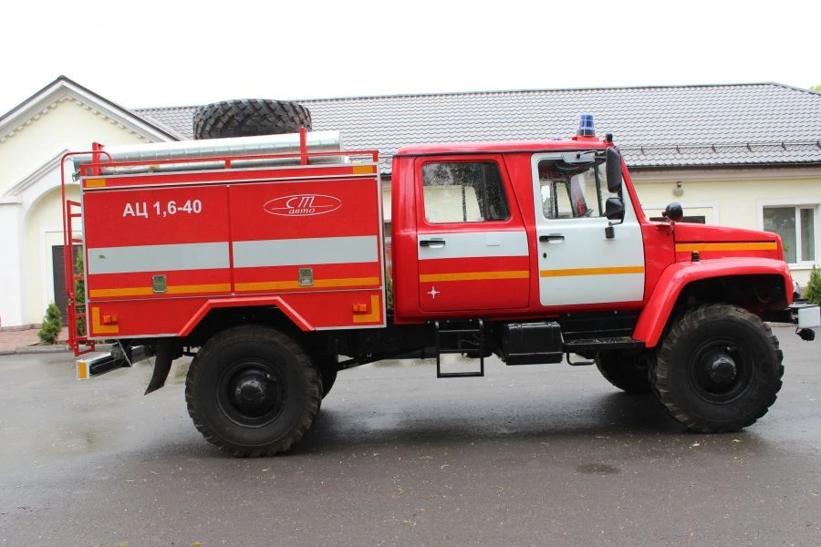 Пожарная автоцистерна АЦ 1,6-40 (33088), тип 4344Е3, на шасси ГАЗ 33088