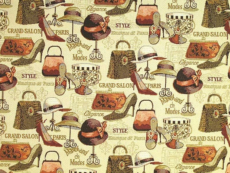 Jacquard Upholstery Fabric with Trademark "UUU" Art. 300133
