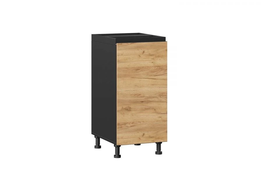 Kitchen Cabinet Facade Sherwood LD.281610.000 400 (Golden Oak/Black)
