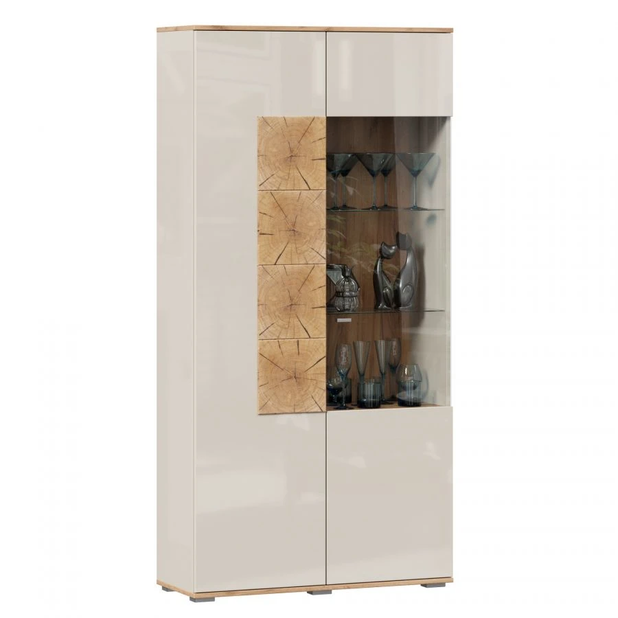 Two-Door Left Wardrobe Fiji LD.659110.000 (Golden Oak/Kashmir)