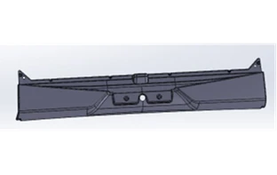 Central Section 5299-401-5602543/Z for Vehicle Cladding