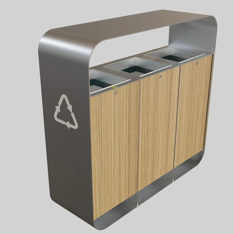 Park Waste Bin for Separate Waste Collection LG1039