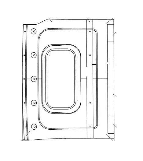 Roof Upholstery Part for Cabin Interior A32R23-5702020