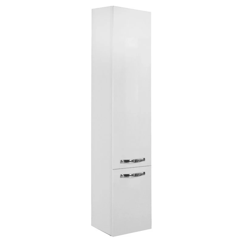 Modern White Wall-Mounted Column Cabinet Aquaton Aria 1A134403AA0101