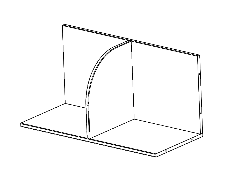 Modular Wall Unit for School and Office Supplies, Model SMD.13