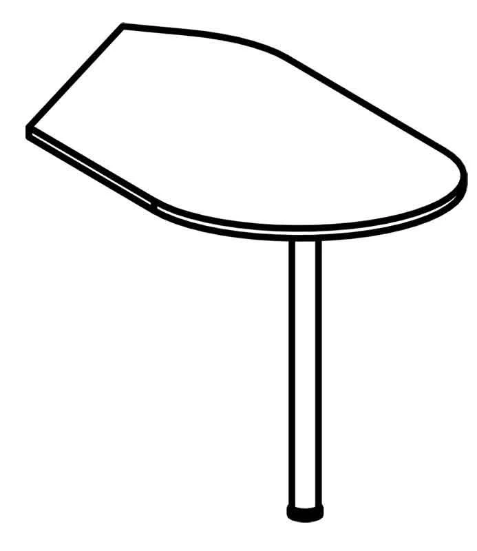 Rhythm Series 7046 P/L Metal Support Table Extension