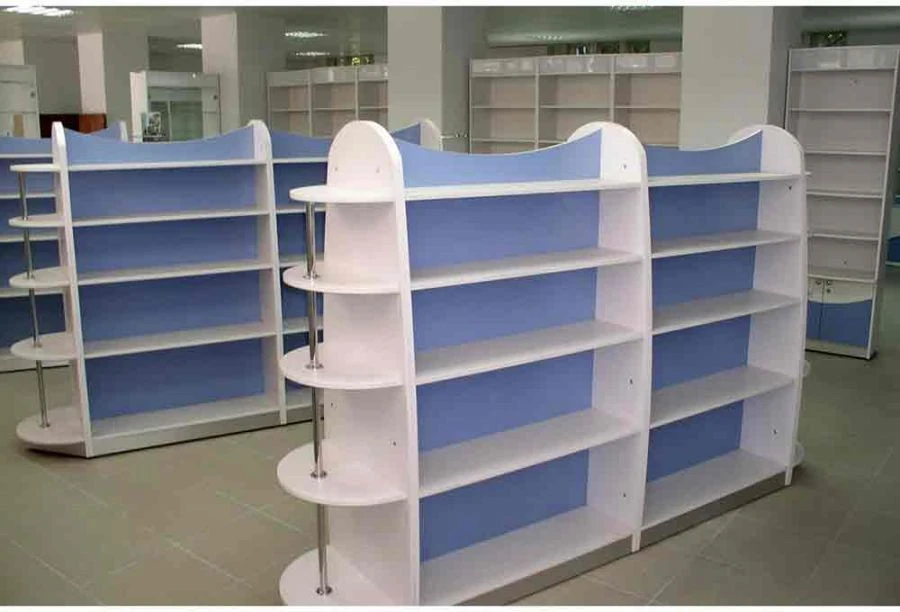 Library Shelf with Custom Sizes and PVC Edging
