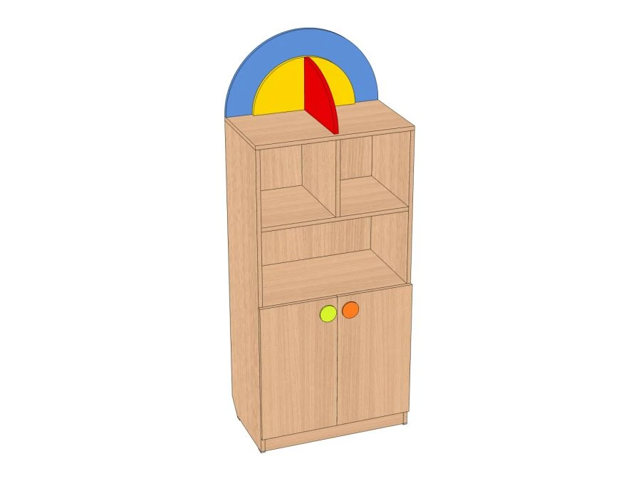 Children's Toy Storage Unit "Rainbow" SI-RDG-SHN