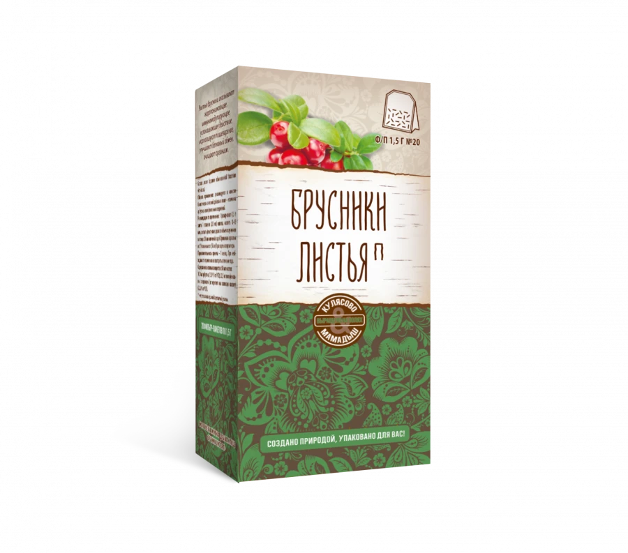 Natural Lingonberry Leaf Tea (Filter Bags)