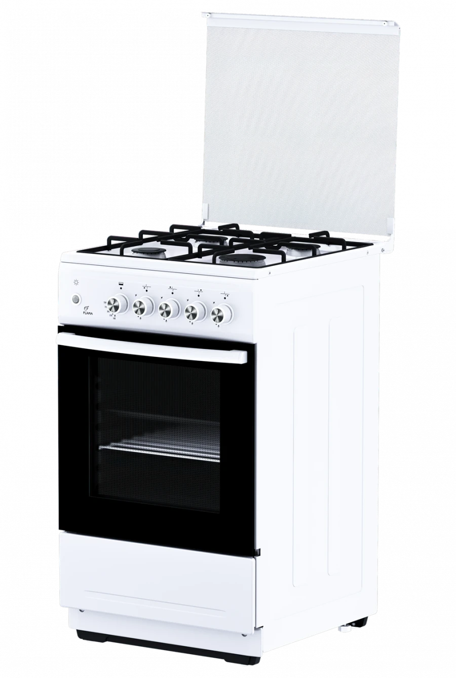 4-Burner Gas Stove with Oven Control - FLAMA N FG 24237
