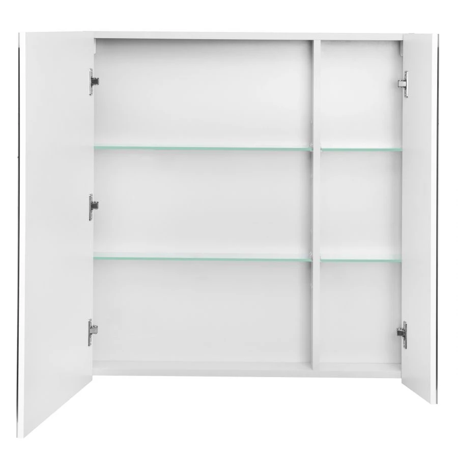 Spacious White Mirror Cabinet Aquaton Norton 80