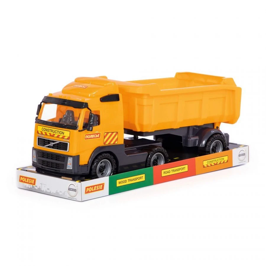 Realistic Volvo Dump Truck with Trailer, Item 58393