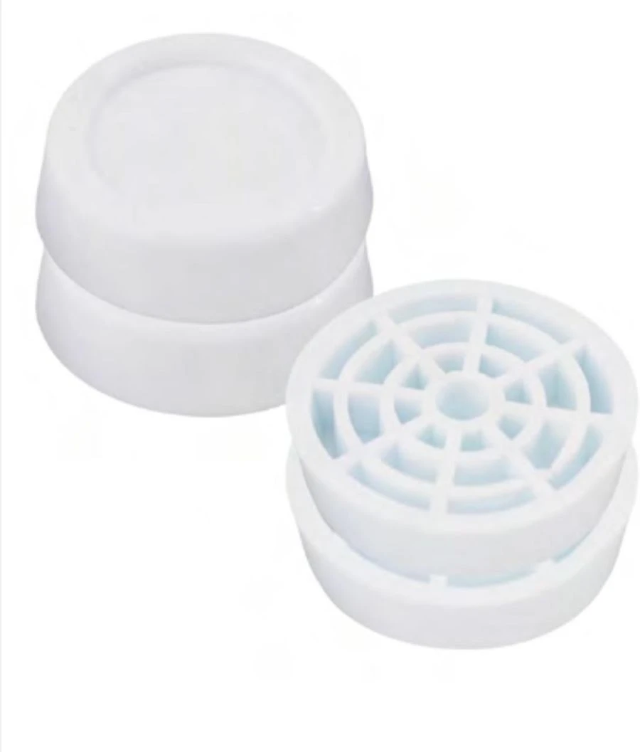 Universal Anti-Vibration Pads (4 pcs) - White, Round