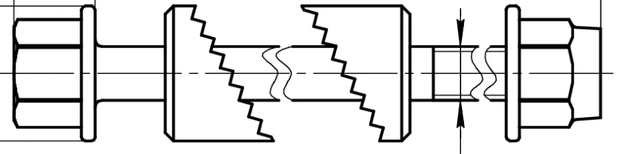 M4 Compression Bolt for Stable Functional Osteosynthesis, Article 470.XXX