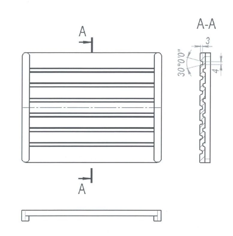 R50 Metro Rail Pad - Shock Absorbing Component
