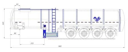 Chemical Transport Semi-Trailer PPCX-998810-32